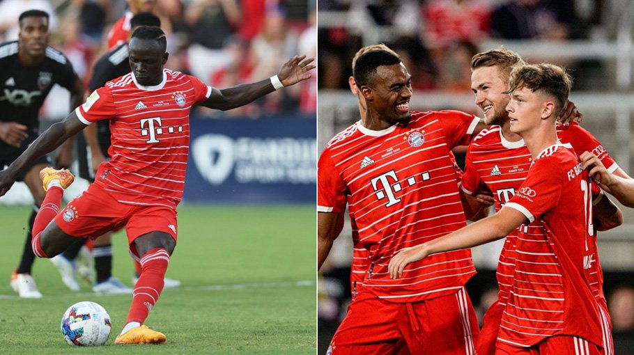 Mane, De Ligt score on Bayern debut