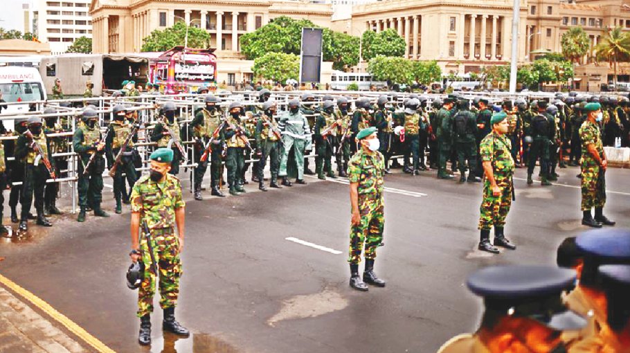 Security forces raid Sri Lanka’s main protest camp