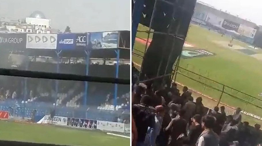 Four wounded in explosion at Afghan cricket match