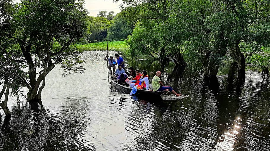 ‘Water Village’ gaining popularity in Moulvibazar