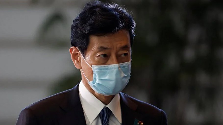 Japan’s economy minister visits controversial war shrine