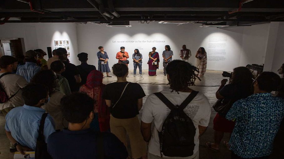 'Let no one mistake us for the fruit of violence' begins at Drik Gallery