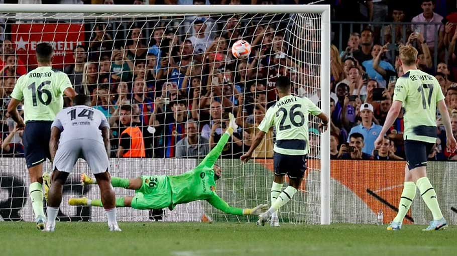 Barca, Man City draw 3-3 in charity friendly