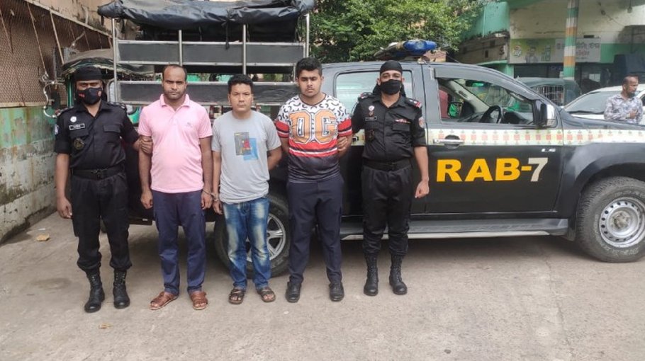 RAB arrests 3 RNB members for beating Army man