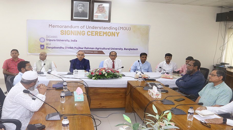BSMRAU, Tripura University ink MoU