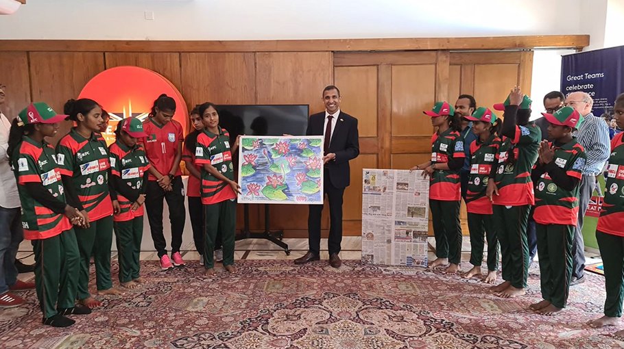 Bangladesh girls’ team going to Qatar Street Child  Football World Cup