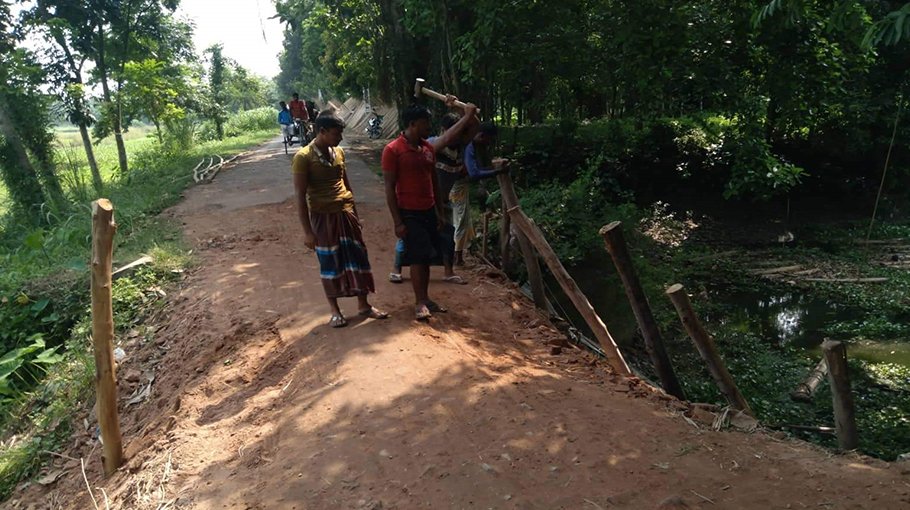 Chatmohar-Ashtamanisha road unusable for six years, locals demand repair