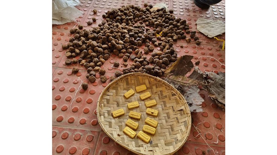 Coastguard recovers 13 gold bars hidden in Burmese jaggery