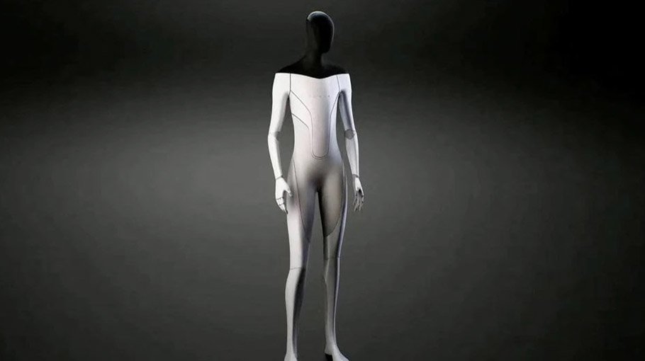 Tesla’s robot waves but can’t walk yet