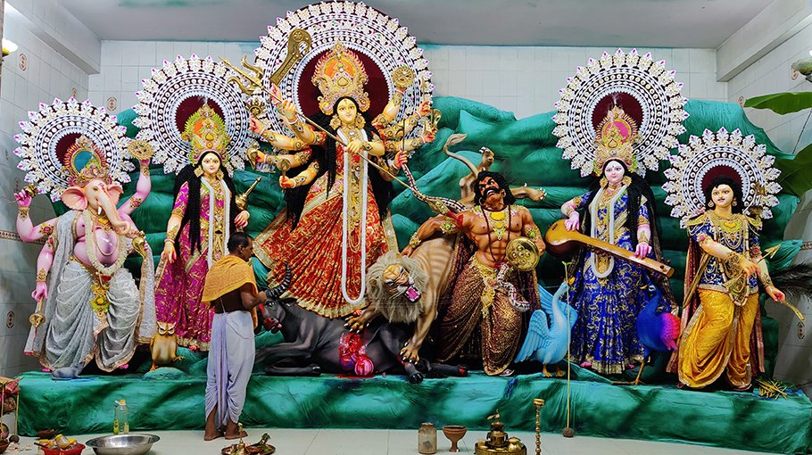 Celebration of festive and fearless Durga Puja