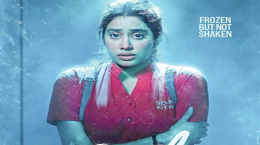 Janhvi as Mili stuck in a freezer, desperately fights for survival