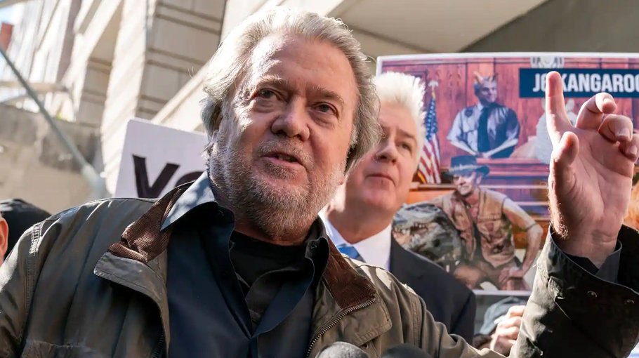 Trump ally Bannon gets jail sentence for contempt  of Congress