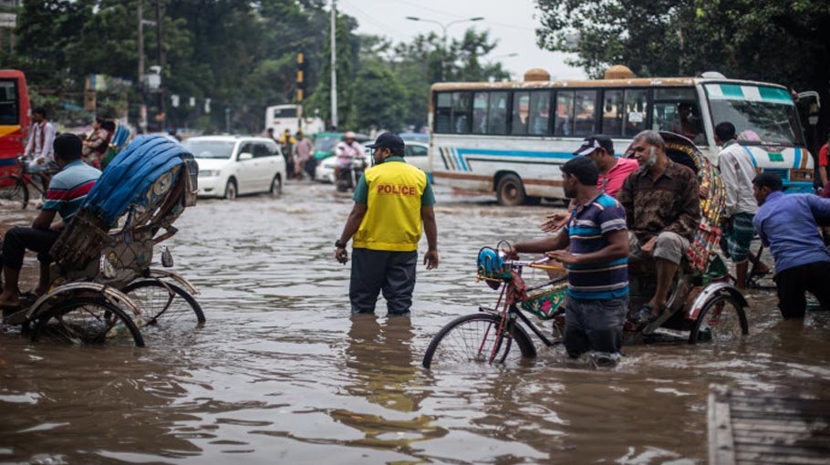Water-logging causes immense suffering   to city dwellers