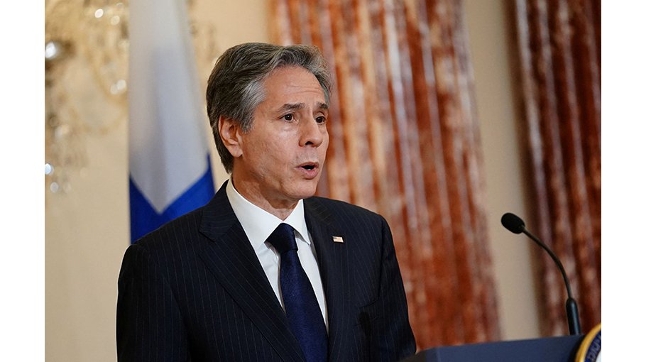 Blinken thanks outgoing Israel PM, warns on West Bank violence