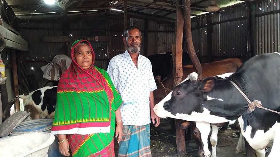 Dairy farm boon for N’ganj couple