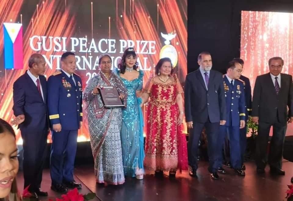 Dipu Moni wins Gusi Peace Prize