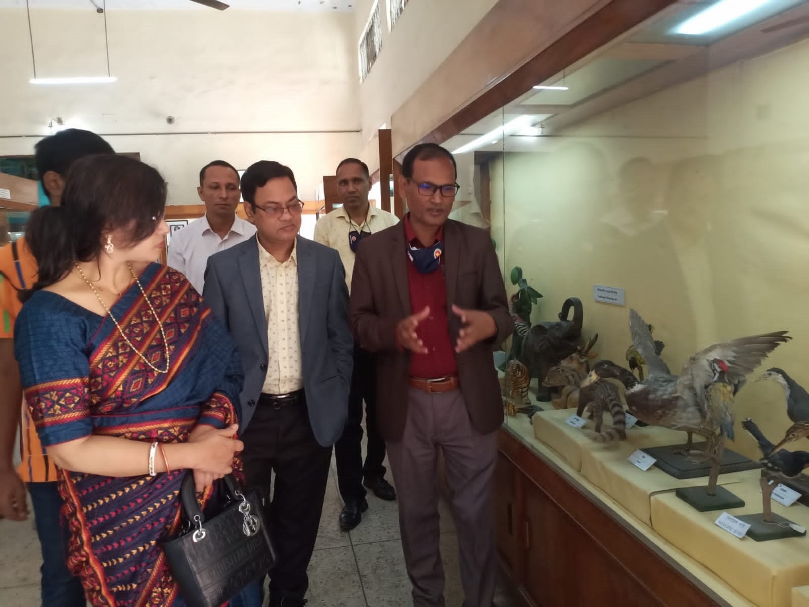Archaeology Dept DG visits  Ctg Ethnological Museum