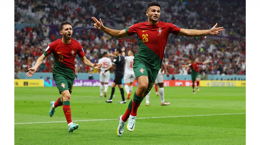 Ramos hat-trick fires Portugal into quarters