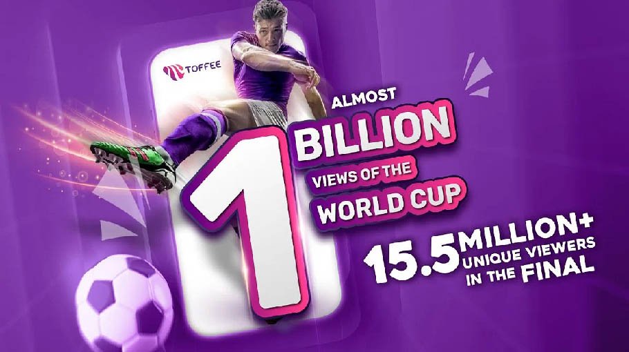 Fifa Final match drew 1bn views on Toffee
