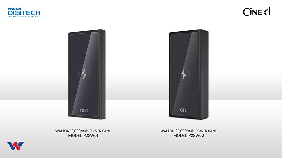 Walton launches fast-charging wireless power bank