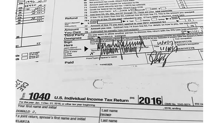 Trump’s returns shed light on tax offsets, foreign accounts