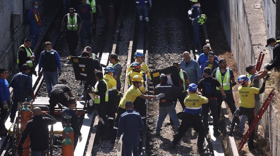 Subway train collision in Mexico City kills 1, injures 57