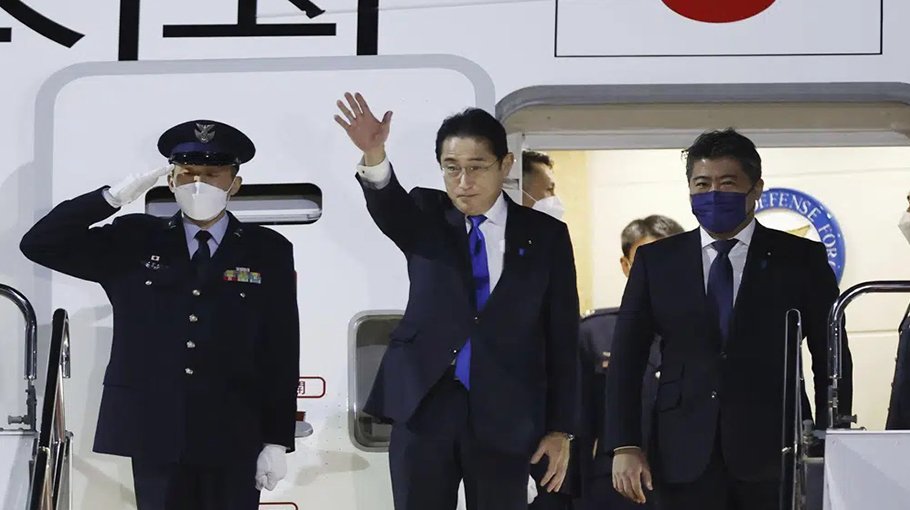 Kishida highlights security concerns on trip to Europe, US