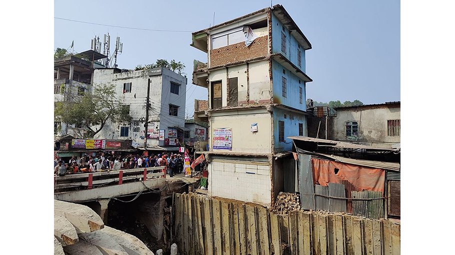 Four-storey building collapses in Chattogram