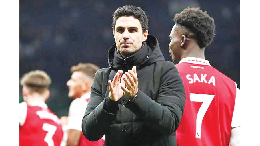 Arsenal must relish physical aspect of Man Utd battle, says Arteta