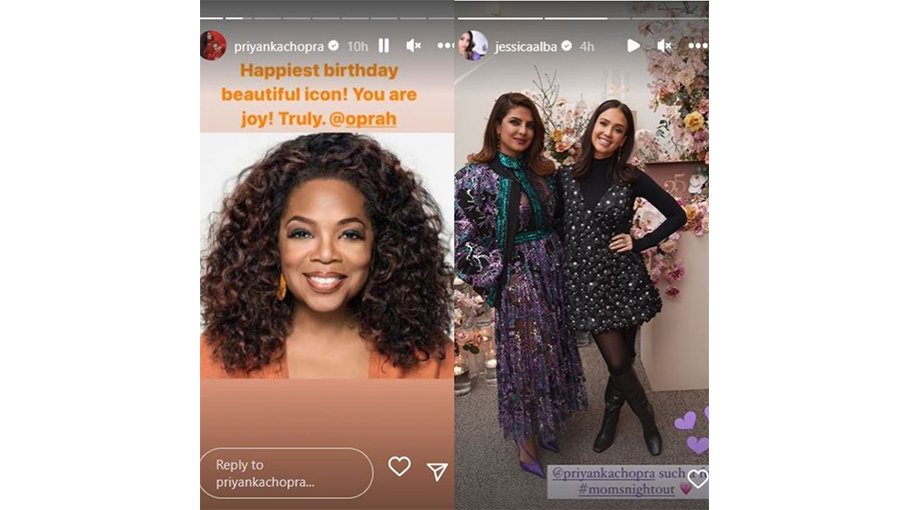 Priyanka, Jennifer, Cindy, Kim celebrate Winfrey's birthday