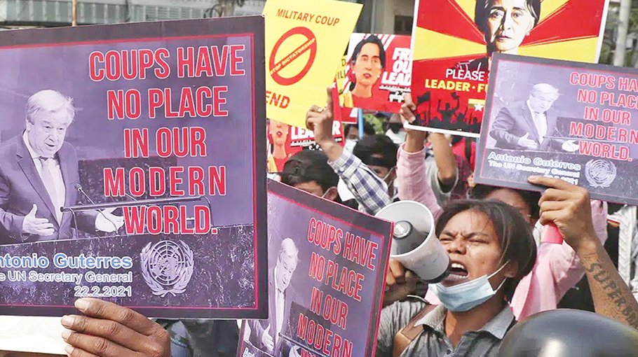 Myanmar resistance steadfast  against army rule 2 years later