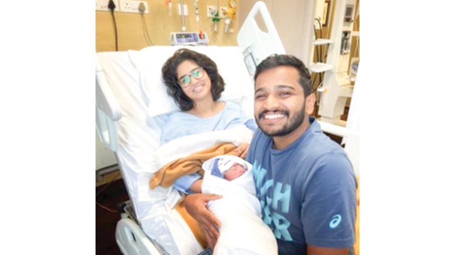 Basil Joseph shares pic with newborn daughter Hope