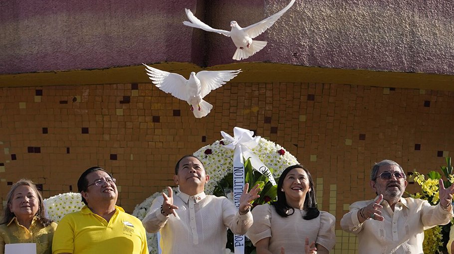Philippines marks 1986 revolt with dictator’s son as leader