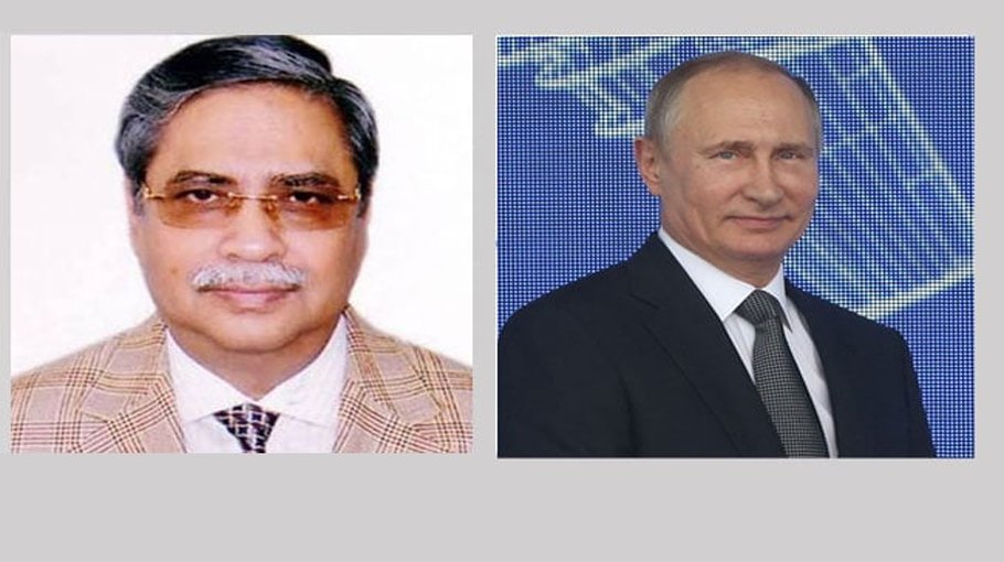 Putin greets  President-elect Shahabuddin