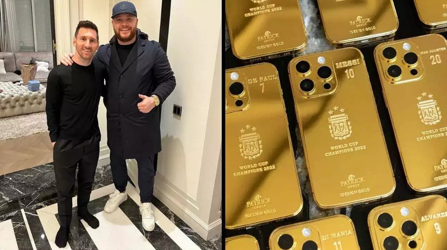 Messi gifts gold iPhone to Argentine teammates