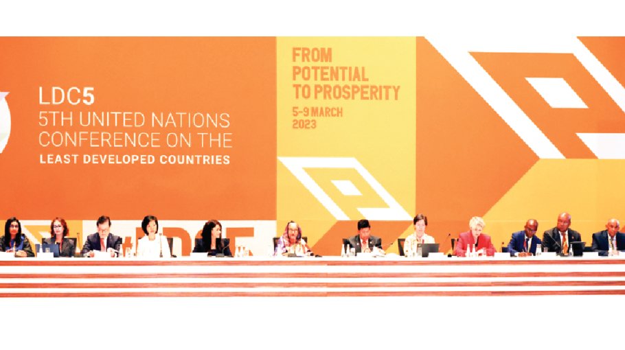 PM seeks 5 key supports for LDCs from dev partners