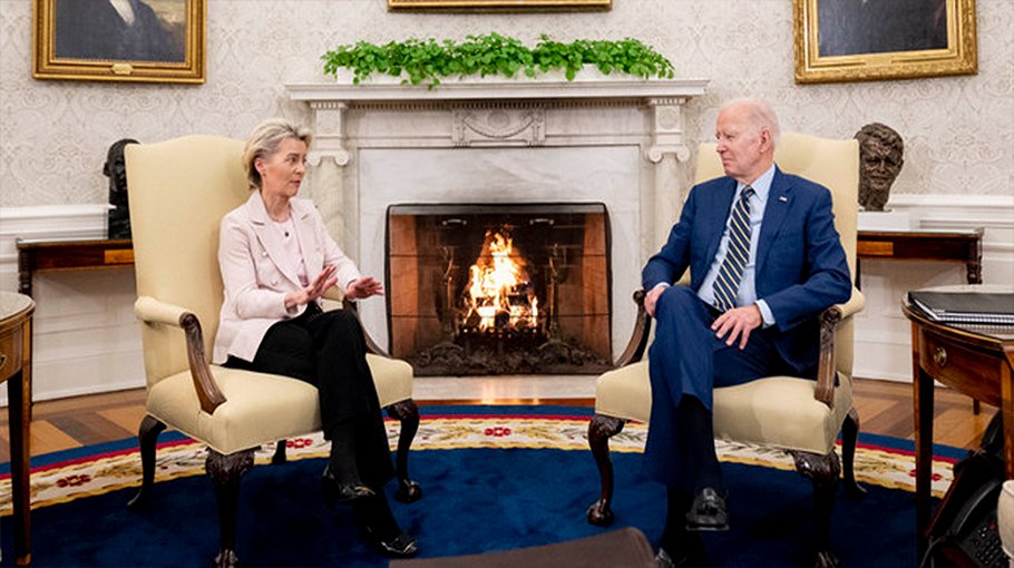Biden, EU leader launch talks to ease rift on EV subsidies