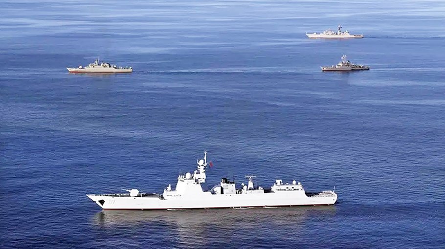 China, Russia, Iran hold joint naval drills in Gulf of Oman