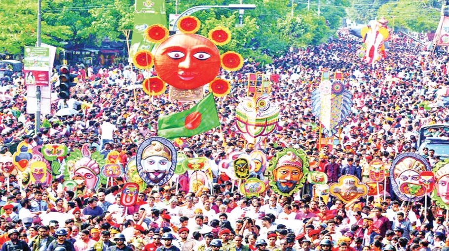 Mongol Shobhajatra preparations 1430 begin