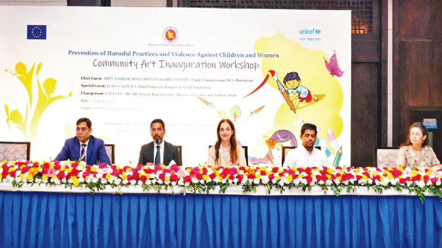 Workshop held on violence prevention through community art