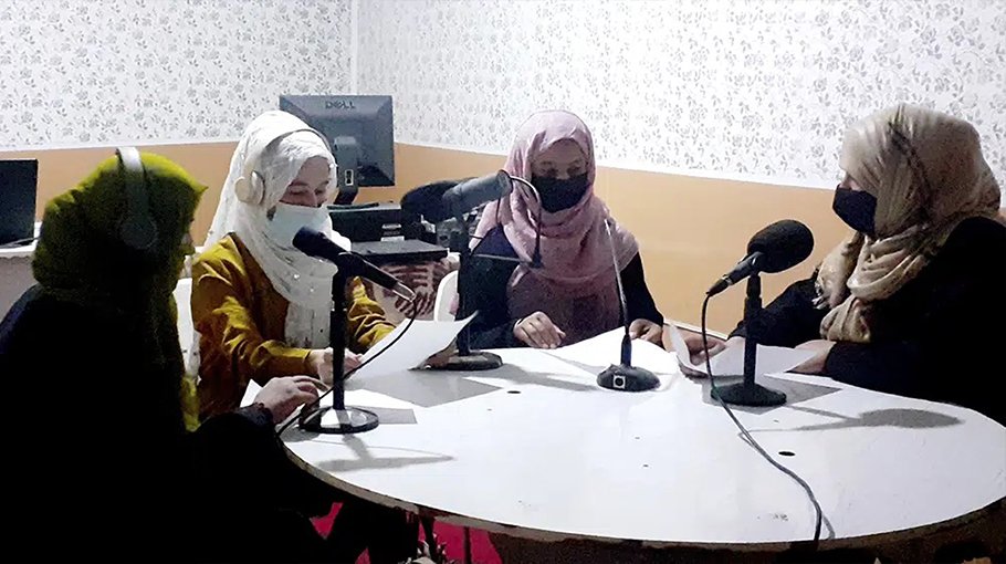 Afghan women-run radio resumes broadcasts after shutdown