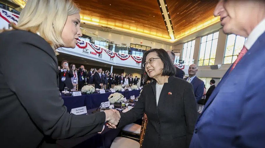 China sanctions Reagan library, others over Tsai’s US trip