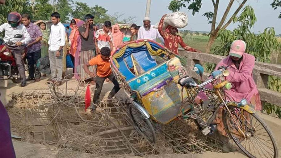 Kendua-Madan communication snapped as culvert collapses