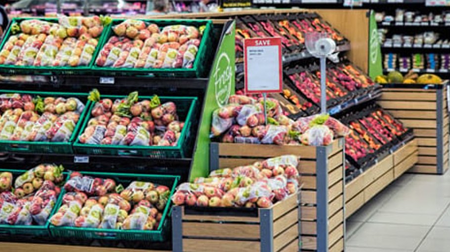 UK food inflation hits record high  in April