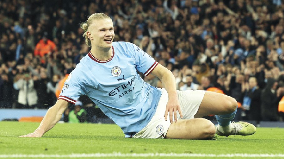 Haaland sets PL goal record to put City back on top
