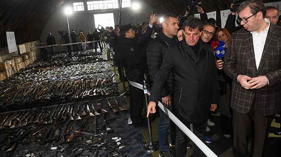 13,500 weapons  collected in  amnesty in  Serbia