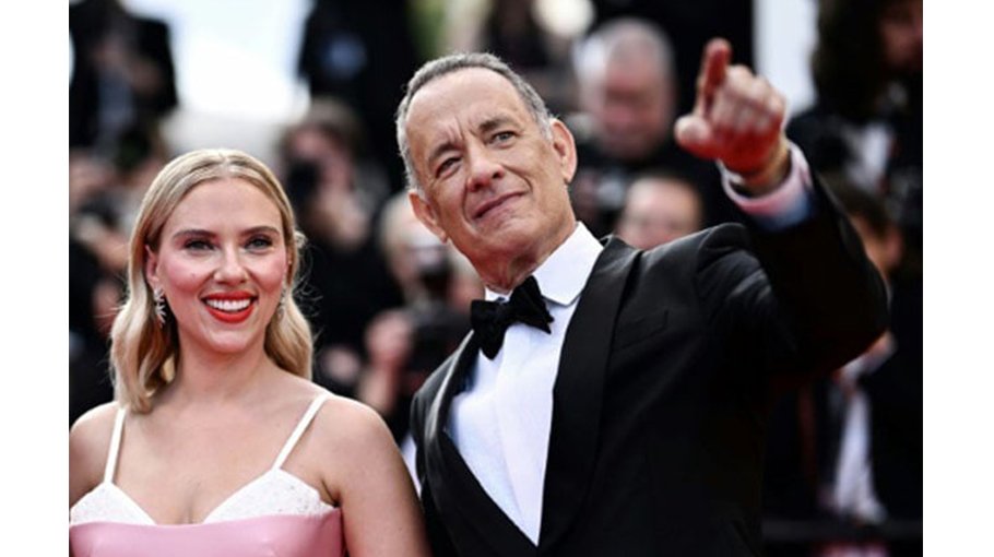 Hanks, Johansson join A-list invasion at Cannes