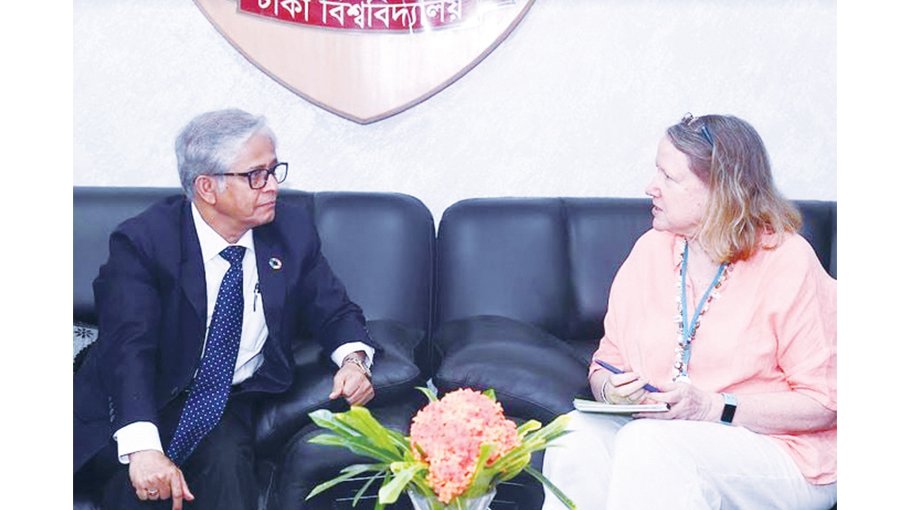 UNESCO Director Dr Susan calls on DU VC 