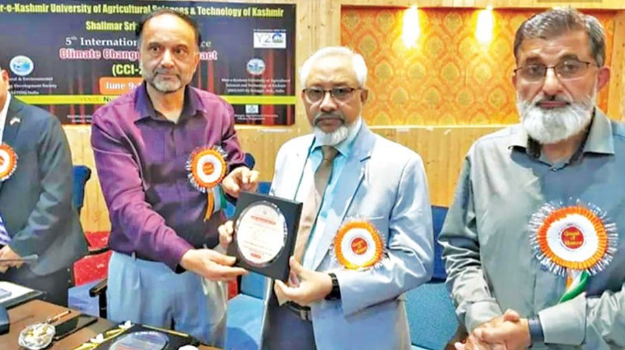 SAU VC honoured in India