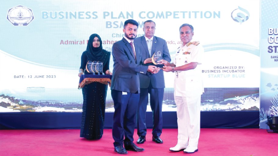 Business Plan Competition “Startup BLUE” held at BSMRMU